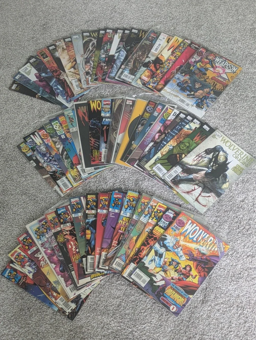 HUGE Wolverine Marvel Comics Lot (68) No Duplicates One Shot Variant All Years